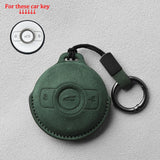 Suede Car Key Case for Mercedes Benz Smart #1 #3 fortwo brabus EQFortwo ForFour Premium Pro+