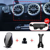 Wireless Charging Clip-On Phone Holder for Mercedes CLA 2020–2024