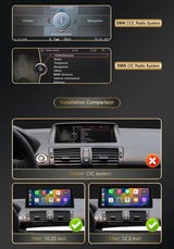 Wireless CarPlay Android Auto Screen for BMW 1 Series 2004-2012