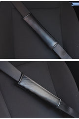 Adjustable Seat Belt Cover Carbon Fiber for Smart Fortwo Car Interior Accessory GMUNI