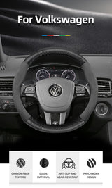 Matte Carbon Fiber Wheel Cover for VW Golf Car Interior Accessory Hocasen