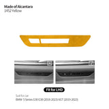 For BMW 5er G30 G38 6GT G32 Seat Memory Button  Panel Trim Frame Sticker Car Premium Interior Tuning Accessories Made of Alcanta