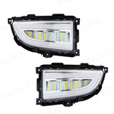 LED DRL Headlight with Turn Signal for Mitsubishi Lancer Car Interior Accessory MAGIC COLORM