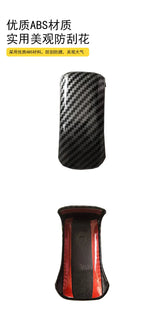 Carbon Fiber Gear Shift Knob Sticker for Zeekr 001 2024 - Protective, Decorative Cover Car Gear Shift Knob Sticker OEM