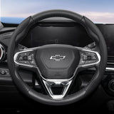 Breathable Leather Steering Wheel Cover for Chevrolet Cruze