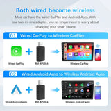 Wireless CarPlay and Android Auto 2-in-1 Adapter Dongle CarPlay Adapter OEM