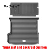 For Xpeng XiaoPeng G9 2022 2023 2024 2025 Car Rear Trunk Cargo TPE Trunk Mat Floor Tray Rear Seat Backrest Pad Auto Accessori