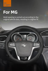 Ultra-Thin Breathable Leather Wheel Cover for MG Car Interior Accessory Hocasen