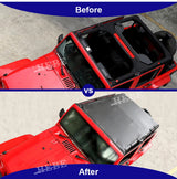 Mesh Roof Sunshade for Jeep Wrangler JK 4-Door 2007-2017