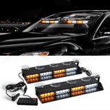 32 LED Emergency Strobe Light Bar Universal Windshield