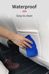 Leather Seat Back Protector Kick Mats for Tesla 3 Y