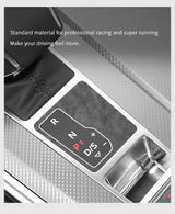 For Audi C8 A6 A7 S6 S7 (2019-2025) Sport Car Gear Shift Cover Panel Trim Sticker Car Interior Accessory OEM