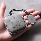 Leather Car Key Case For ZEEKR 001 009 7X - Sheep Suede Protector & Holder Car Interior Accessory, LED Ambient Light NONE