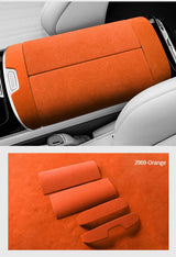 For Mercedes W223 S-Class Maybach Seat Armrest Box Cover Trim Sticker Interior Performance Tuning Accessories Made of Alcantara