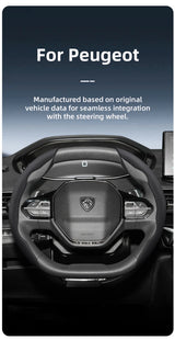 Steering Wheel Cover Breathable Leather Peugeot 3008 Car Interior Accessory Hocasen