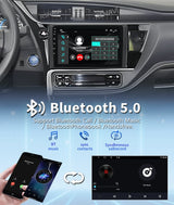 2K QLED Android 15 Head Unit for Toyota Corolla 2012–2016