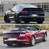 LED Tail Lights Sequential Red for Ford Mustang Car Interior Accessory Vland