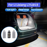 For Li Lixiang L7 L8 L9 2022 2023 Trunk Car LED Lights Tailgate Encamp Lights Interior Modification Accessories Interior Modi