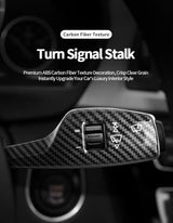 For BMW 5 Series F10 GT (2011-2017) Carbon Fiber Car Steering Column Shifter Cover Gear Shift Lever Auto Interior Accessories