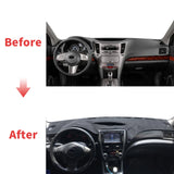 Custom Fit Dashboard Cover Mat for Subaru Outback Legacy 2010-2014 Dashboard Mat CATUSIKI