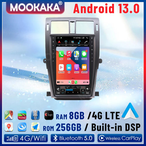 Android 13 Multimedia Navigation for Toyota Crown 2010–2014 Android Head Unit Aotsr