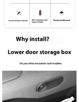 Car Door Slot Storage Box for Xpeng G6 Xiaopeng G6 2023-2025 Interior Mouldings OEM