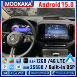 Android 15 Multimedia Head Unit for Mercedes Benz Vito 2024–2025