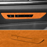 For BMW 5er G30 G38 6GT G32 Seat Memory Button Panel Trim Frame Sticker Car Premium Interior Tuning Accessories Made of Alcan