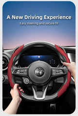 Sporty Breathable Leather Steering Wheel Cover Alfa Romeo