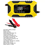 12V Car Battery Charger with Pulse Repair for Motorcycle 2018-2023 Car Interior Accessory EAFC