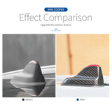 Real Carbon Fiber Shark Fin Antenna for MINI COOPER Car Interior Accessory GMUNI