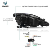 Headlights with Sequential Signal for Lexus IS 05-13 Headlight Assembly Vland