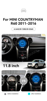 11.8-Inch Android Multimedia Player for MINI Countryman 2011-2016 Android Head Unit Aotsr
