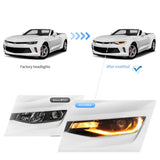LED Projector Headlights for Chevrolet Camaro 2016-2024 Car Interior Accessory Vland