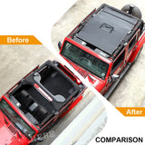Roof Sunshade Cover Mat for Jeep Wrangler JK 2007-2017