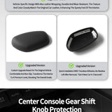 Original Leather Center Gear Shift Knob Cover Lever Shifter Boot Car Accessories For Geely Tugella/ Binyue / Preface / Borui