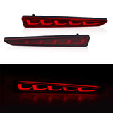 3-in-1 Rear Bumper Light for Toyota Raize 2019-22 Car Interior Accessory MAGIC COLORM Red B