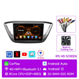 Android Multimedia System with GPS for Hyundai Solaris 2017-2020
