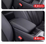 For Audi A6L A4L A5 Q5L A7L Car Central Armrest Box Pad Protection Cover Interior Decoration Accessories