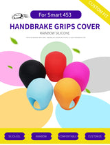 Non-Slip Silicone Shift Knob & Handbrake Cover for Smart 453 Car Interior Accessory GMUNI