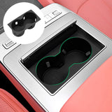 BYD Tang L 2025 Center Console Cup Holder Storage Box Anti-Slip Shock-Absorbing Traying Accessories TPE BLACK Car Interior Ac
