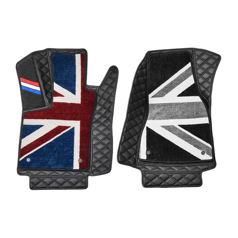 Luxury Leather Floor Mats for Smart 453 Fortwo (2 Pcs) Car Interior Accessory OEM