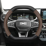 Carbon Fiber Steering Wheel Cover for Dacia Models