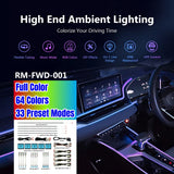 Universal RGB LED Ambient Lighting Kit with App Control