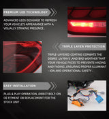 LED Taillight Assembly Sequential for BMW 4 Series 14-20 LED Ambient Light VLAND