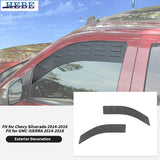 Window Louvre Vent Panels for Chevy Silverado 2014-2018 Car Interior Accessory HEBE