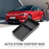 SMABEE for VW ID.7 Armrest Storage Box Car Central Tray Organizer Accessories Tidying Black Armrest Box Storage smabee