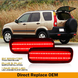 LED Bumper Reflector Lights Tail Brake Fog for Honda CRV Exterior Light iJDM