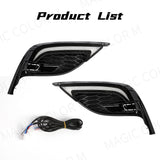 3-Color LED Fog Light DRL Cover for Toyota Camry 2021-2023 Car Interior Accessory MAGIC COLORM