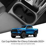 Chevrolet Chevy Colorado 2023-2025 Limiter Fixed Silicone Drink Storage Box Tray Car Accessories Car Interior Accessory Smabe